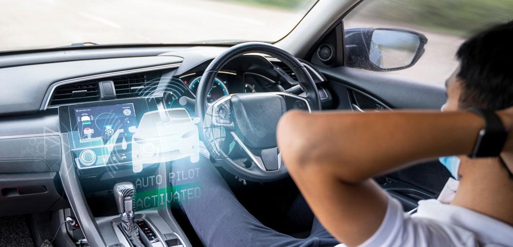 Self-driving car